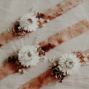 Bracelet de fleurs séchées sur mesure