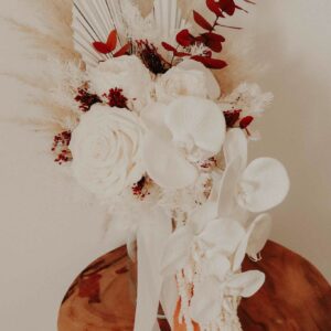 Bouquet de mariée en fleurs séchées sur mesure