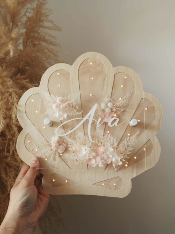 Coquillage - Veilleuse à personnaliser